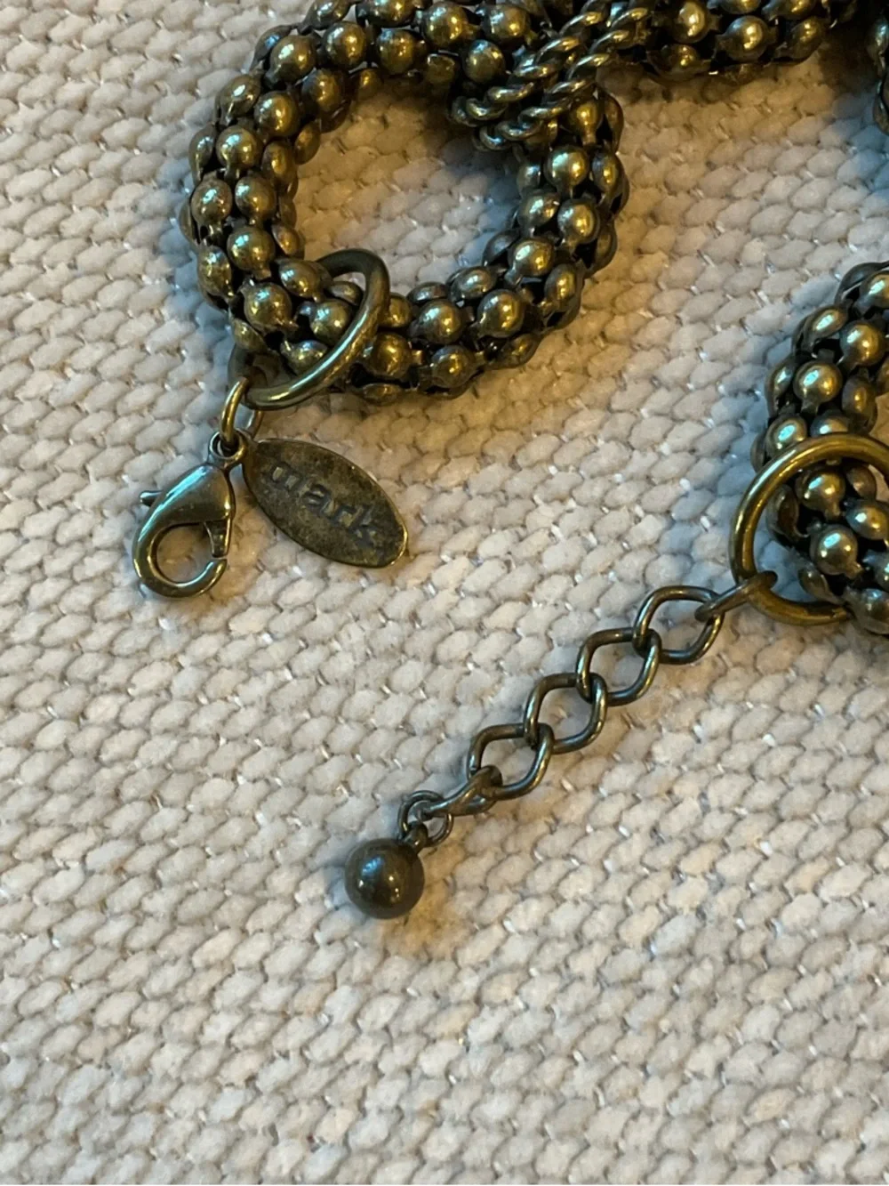 Mark an Avon Chunky Statement Link Bracelet  in Aged Brass Tone - Picture 2 of 7